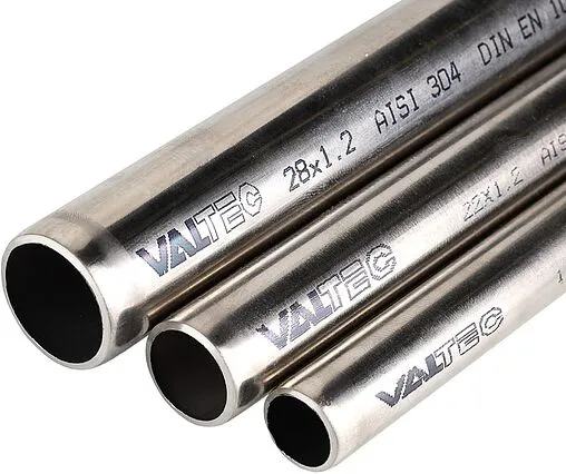 Труба из нержавеющей стали Valtec INOX-PRESS 15 x 1.0 мм штанга 4м VTi.900.304.1510 Труба из нержавеющей стали Valtec INOX-PRESS 15 x 1.0 мм штанга 4м VTi.900.304.1510
