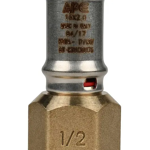 Муфта пресс переходная 16мм x ½&quot;в Stout SFP-0002-001216