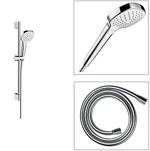 Душевая стойка Hansgrohe Croma Select E 110 Vario 3jet 65см хром/белый 26582400 Душевая стойка Hansgrohe Croma Select E 110 Vario 3jet 65см хром/белый 26582400, 3