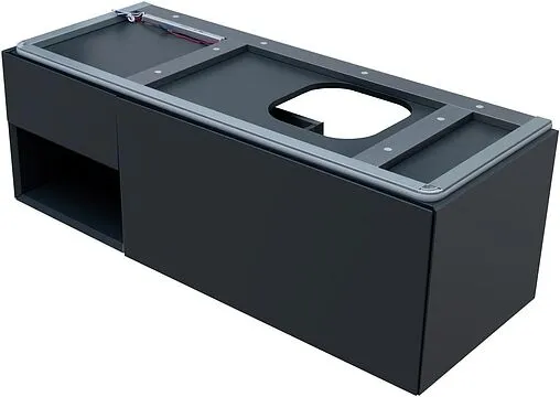 Тумба-умывальник подвесная Allen Brau Infinity 120 R антрацит 1.21008.AM+