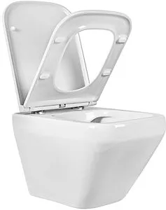 Унитаз подвесной безободковый Aquatek Лира белый AQ1155-00, 4