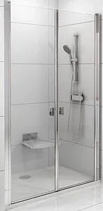 Дверь в нишу 900мм прозрачное стекло Ravak Chrome CSDL2-90 0QV7CC0LZ1, 1