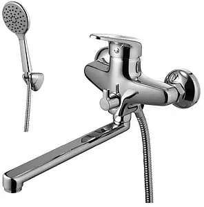 Смеситель для ванны с длинным изливом Lemark Luna хром LM4112C Смеситель для ванны с длинным изливом Lemark Luna хром LM4112C, 1