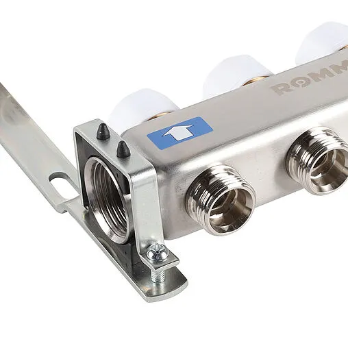 Группа коллекторная без расходомеров 3 отвода 1&quot;в/в x ¾&quot;ек Rommer RMS-3201-000003