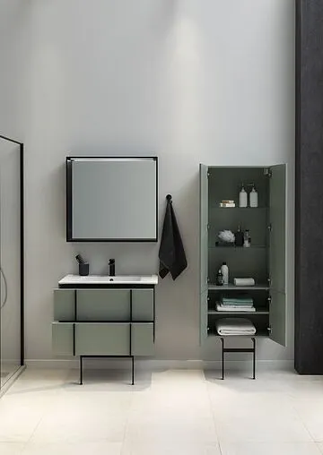 Тумба под умывальник подвесная Allen Brau Reality 90 олива 1.32006.CGM