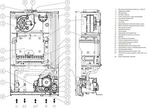 Настенный газовый котел двухконтурный турбированный 24кВт Immergas Eolo Mythos 24 4 R 3.026937 Настенный газовый котел двухконтурный турбированный 24кВт Immergas Eolo Mythos 24 4 R 3.026937, 3