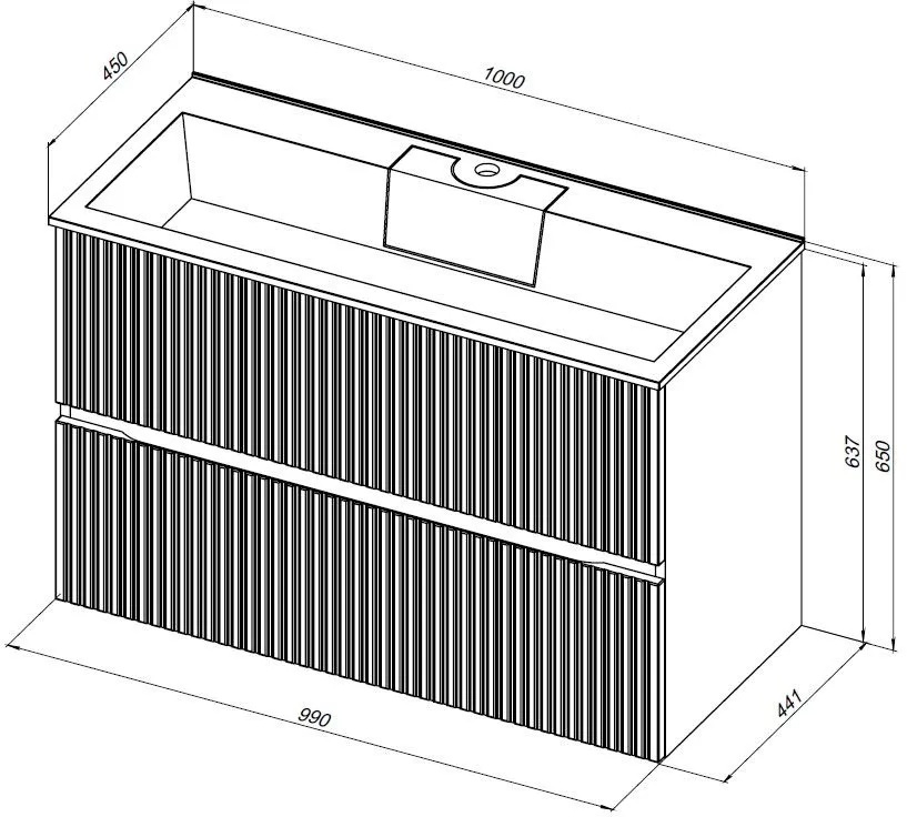 Тумба-умывальник Aquanet Джейн 100 мисти грин 00313320+