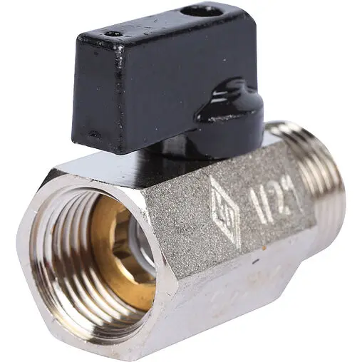 Кран шаровый мини ½"в x ½"н Bugatti Kansas 08050021