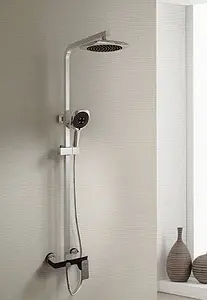 Душевая система со смесителем для ванны D&K Berlin.Technische чёрный/хром DA1433715A02 Душевая система со смесителем для ванны D&K Berlin.Technische чёрный/хром DA1433715A02, 4