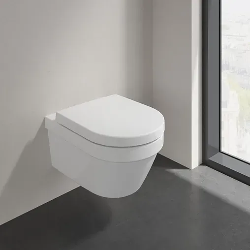 Унитаз подвесной безободковый Villeroy&amp;Boch Architectura CeramicPlus белый 4694HRR1
