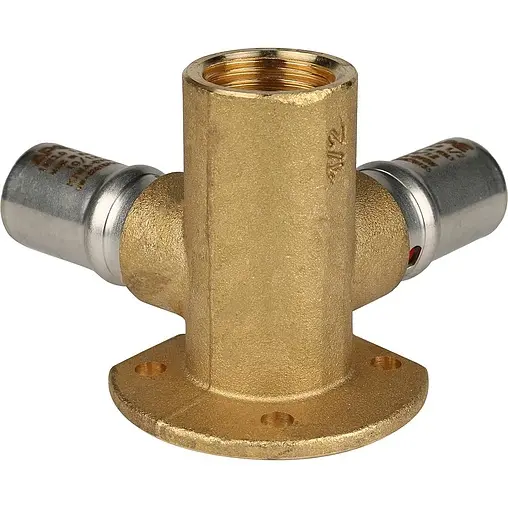 Водорозетка пресс проходная 16мм x ½"в x 16мм APE AP154D 12x16