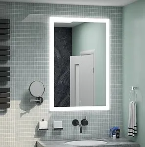 Зеркало с подсветкой Continent Success Led 60x80 с блоком погоды ЗЛП77, 4