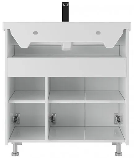 Тумба под умывальник напольный Айсберг Миранда 80/Maria 80 белый DA1624T