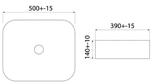 Раковина IDDIS Bridge 50 черный матовый BRIBM05i27 Раковина IDDIS Bridge 50 черный матовый BRIBM05i27, 2