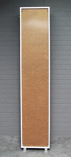 Шкаф-пенал напольный Айсберг Аура 40 белый DA2505P