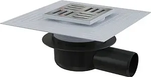 Трап горизонтальный Set AlcaPlast 150x150мм APV26C Трап горизонтальный Set AlcaPlast 150x150мм APV26C, 1