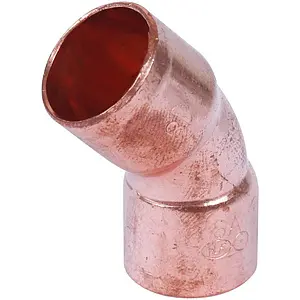 Отвод пайка однораструбный 18мм угол 45° Sanha 5041 1504118, 1