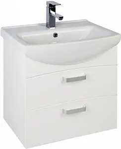 Тумба-умывальник подвесная Milardo Niagara 60 белый NIA60W0M95+0036000M28 Тумба-умывальник подвесная Milardo Niagara 60 белый NIA60W0M95+0036000M28, 1