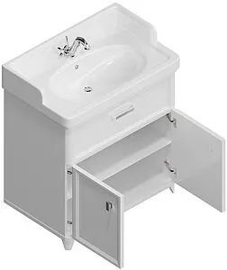 Тумба-умывальник напольная Kerama Marazzi Pompei 80 белый PO.N.80.1\WHT+PO.wb.80 Тумба-умывальник напольная Kerama Marazzi Pompei 80 белый PO.N.80.1\WHT+PO.wb.80, 5