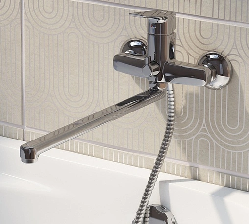 Смеситель для ванны с длинным изливом IDDIS Vibe хром VIBSBL2i10WA Смеситель для ванны с длинным изливом IDDIS Vibe хром VIBSBL2i10WA