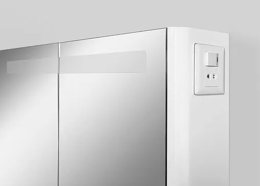 Шкаф-зеркало Am.Pm Bliss D 80 белый глянец M55MCX0801WG