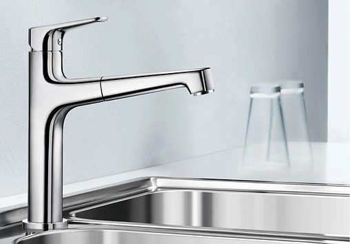 Смеситель для кухни с выдвижным изливом Blanco Felisa-S хром 520336
