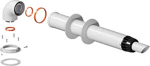 Комплект дымохода Антилед Ø 60/100мм L=1000мм Krats Антилёд KTL-02F-1, 1