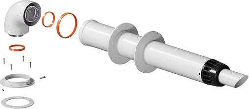 Комплект дымохода Антилед Ø 60/100мм L=1000мм Krats Антилёд KTL-02F-1