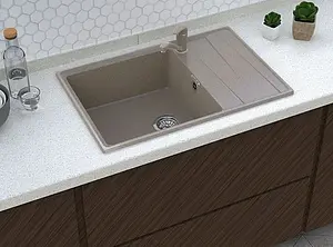 Мойка кухонная GranFest Level LV-760L серый Мойка кухонная GranFest Level LV-760L серый, 4