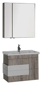 Шкаф-зеркало Aquanet Мадейра 80 R дуб кантри 00183066 Шкаф-зеркало Aquanet Мадейра 80 R дуб кантри 00183066, 3