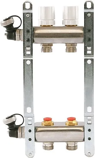 Группа коллекторная распределительная 2 отвода 1&quot;в/в x ¾&quot;ек Uni-fitt 451I4302