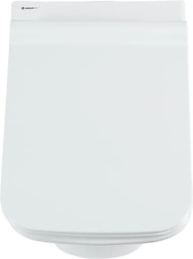 Унитаз подвесной безободковый Aquanet Cube Rimless белый Cube-W