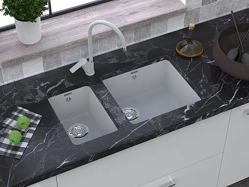 Мойка кухонная Ewigstein 4540 иней