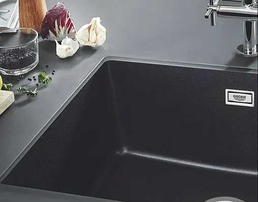 Мойка кухонная Grohe K700U-61 черный гранит 31655AP0