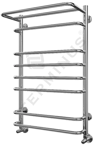 Полотенцесушитель водяной лесенка Terminus Полка П8 500х796 полированная сталь 4670030723161