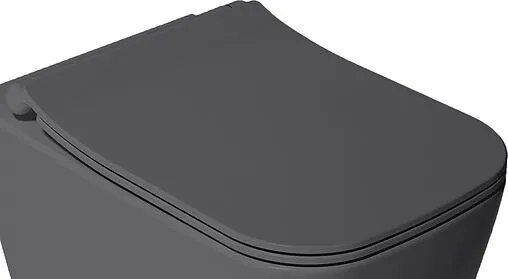 Крышка-сиденье для унитаза с микролифтом ISVEA Z80 антрацит 40Z80522I-S