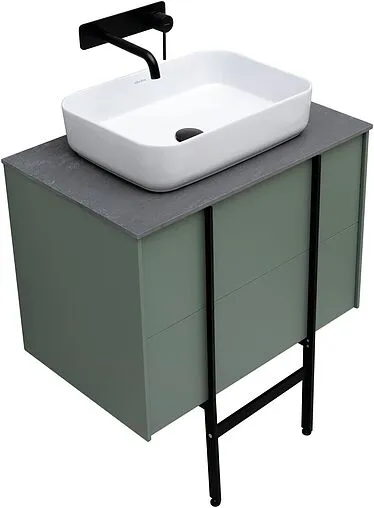 Тумба под умывальник подвесная Allen Brau Reality 70 олива 1.32004.CGM