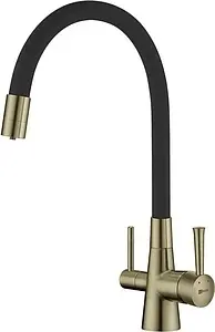 Смеситель для кухни с подключением к фильтру Lemark Comfort бронза/чёрный LM3075B Смеситель для кухни с подключением к фильтру Lemark Comfort бронза/чёрный LM3075B, 1