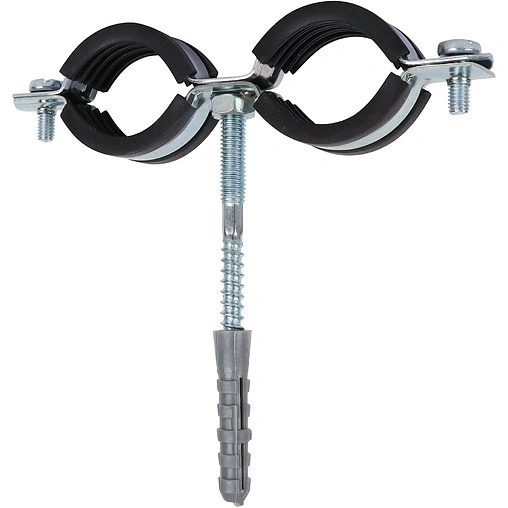 Хомут сантехнический обрезиненный сдвоенный ¾" (25-29мм) Stout SAC-0020-200034 Хомут сантехнический обрезиненный сдвоенный ¾" (25-29мм) Stout SAC-0020-200034