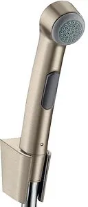 Гигиенический душ с держателем Hansgrohe шлифованный никель 32129820, 1