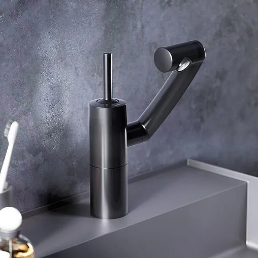 Смеситель для раковины Damixa Arc чёрный матовый 290217364 Смеситель для раковины Damixa Arc чёрный матовый 290217364