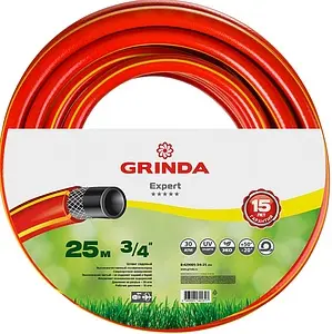 Шланг поливочный армированный ¾" x 25м Grinda Expert 8-429005-¾-25 Шланг поливочный армированный ¾" x 25м Grinda Expert 8-429005-¾-25, 1