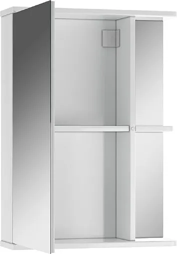 Шкаф-зеркало Айсберг Норма 1-50 L белый DA1601HZ