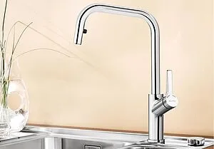 Смеситель для кухни с выдвижным изливом Blanco Jurena-S хром 520765, 4