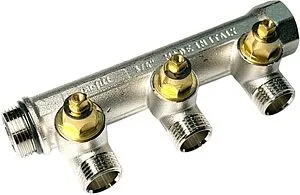 Коллектор регулирующий проходной 3 отвода ¾&quot;в/н x ½&quot;к Uni-fitt 410N3230, 5