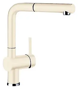 Смеситель для кухни с выдвижным изливом Blanco Linus-S керамика магнолия 519750 Смеситель для кухни с выдвижным изливом Blanco Linus-S керамика магнолия 519750, 1