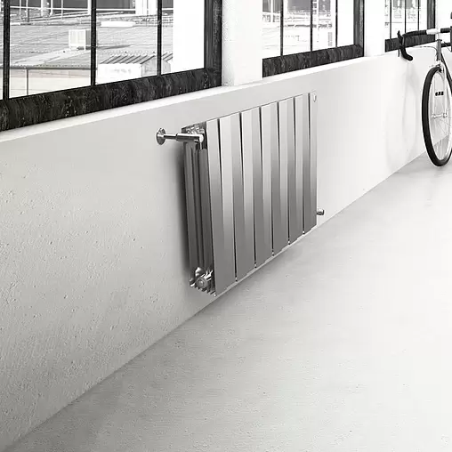 Радиатор биметаллический 10 секций Royal Thermo PianoForte 500 Silver Satin RTPNSS50010