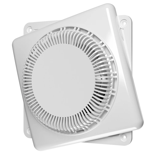 Вентилятор вытяжной D=100мм белый ЭРА Disc 4