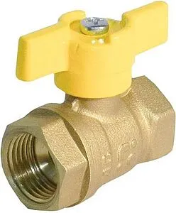 Кран шаровый для газа ¾"в x ¾"в БАЗ 11б27п БАЗ.А10.1.20.40 Кран шаровый для газа ¾"в x ¾"в БАЗ 11б27п БАЗ.А10.1.20.40, 1