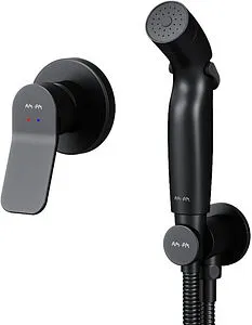 Гигиенический душ со смесителем Am.Pm X-Joy чёрный матовый F40H85A22, 1